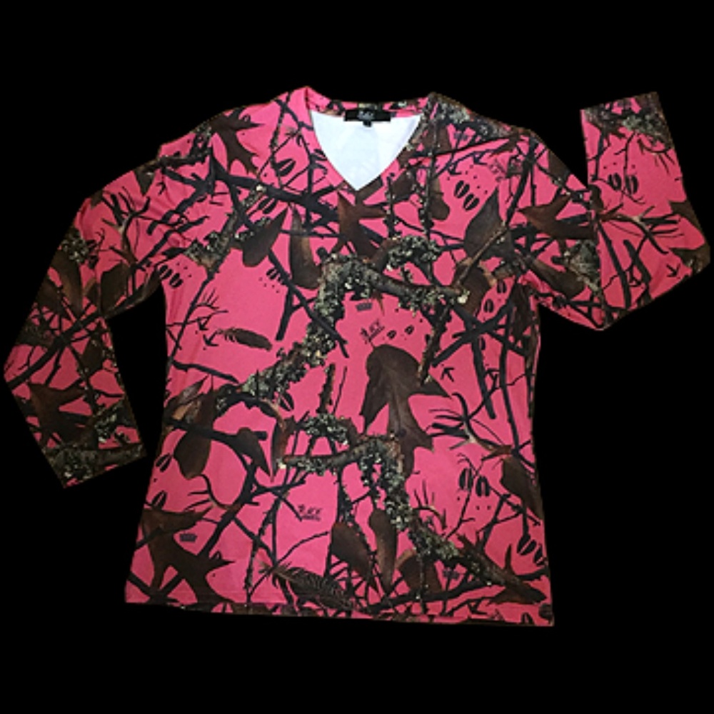 Pink Camo Long Sleeve Shirt